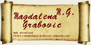 Magdalena Grabović vizit kartica